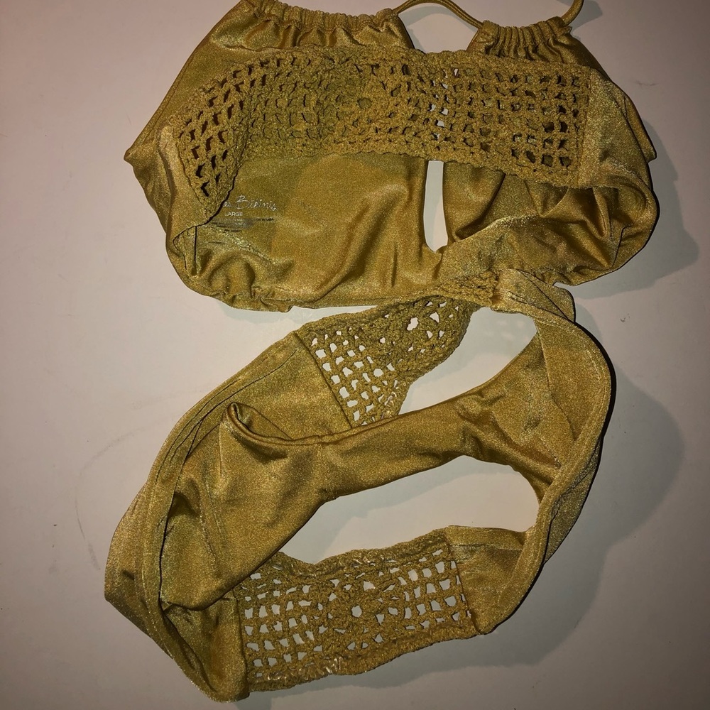 🎊HOST PICK🎊 Frankies bikinis koa two piece gold L - Picture 10 of 16